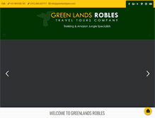 Tablet Screenshot of greenlandsrobles.com